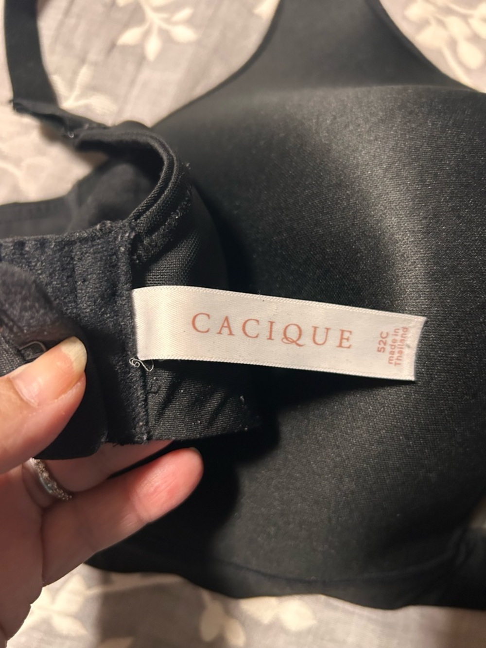 Cacique Black Smooth Everyday Bra